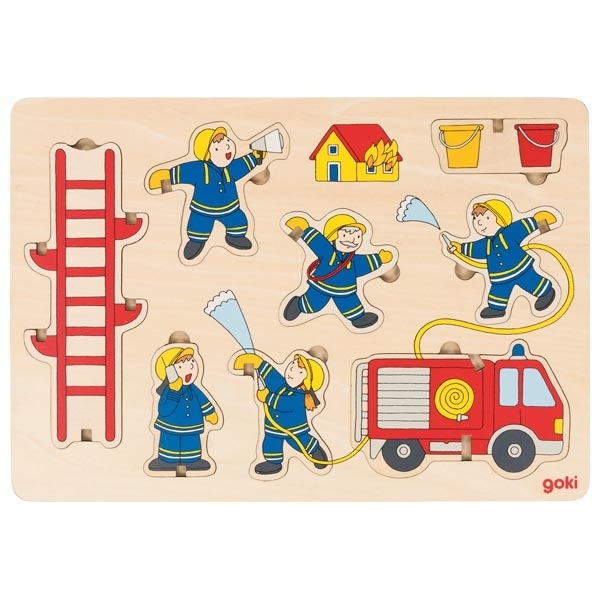 Feuerwehr Puzzle mit 8 Teilen