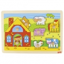 Bauernhof Puzzle zum Stecken