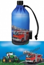 Emil Traktor und Feuerwehrauto Glasflasche