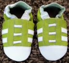 Lederpatschen Sportschuh Grün